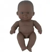 Papusa vinil 21 cm Baiat african