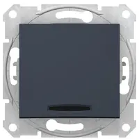 Intrerupator cap scara 10AX cu indicator luminos Schneider Sedna SDN1500170, grafit