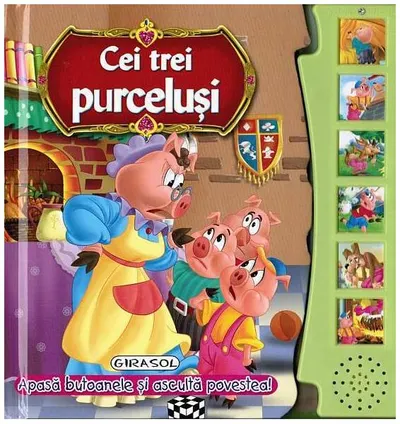 Citește și ascultă. Cei trei purceluși - Hardcover - ***