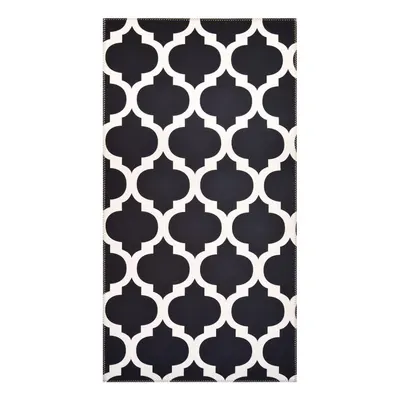 Covor Vitaus Elisabeth, 50 x 80 cm, negru-alb