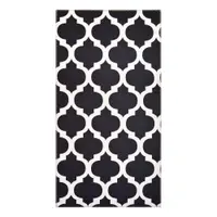 Covor Vitaus Elisabeth, 50 x 80 cm, negru-alb