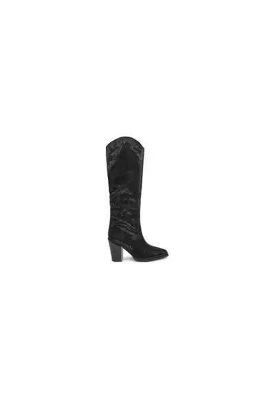 Cizme dama 304523656 - Textil - Negru - Negru