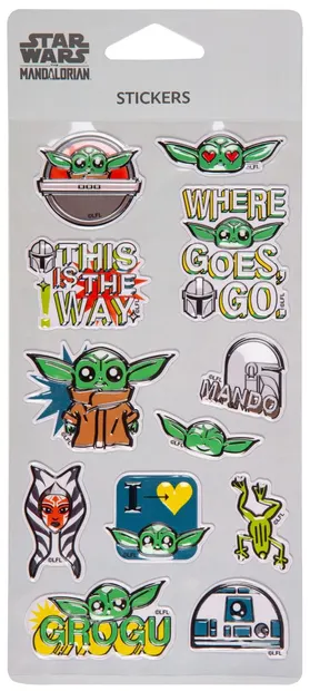 Stickere Pop Up Cool Pack Negru - Disney 100, The Mandalorian