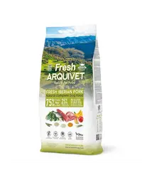 Hrana pentru caini semi-umeda ARQUIVET Fresh 10 kg porc iberic si peste oceanic