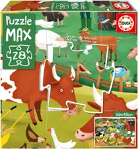 Puzzle pentru copii Educa din 28 piese maxi - Ferma