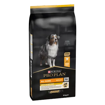 PURINA PRO PLAN ADULT Light Sterilised, Toate Taliile, Pui, 14 kg