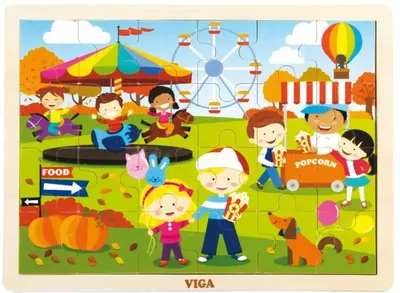 Puzzle pentru copii Viga - Toamna, 24 piese