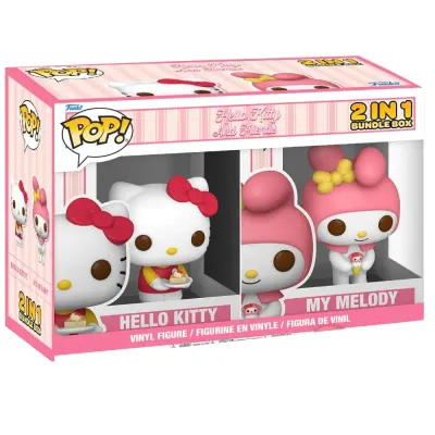 Set 2 Figurine Funko 2025 Exclusive Box - July - Hello Kitty & My Melody