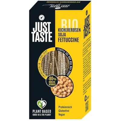 Fettucini din Naut, Just Taste, Bio, 250 g