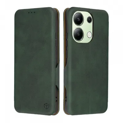 Husa pentru Xiaomi Redmi Note 13 4G, Techsuit, Safe Wallet Plus, Verde