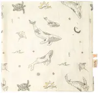 Scutec de bumbac pentru bebeluși Cotton Hug - Ocean, 120 х 120 cm