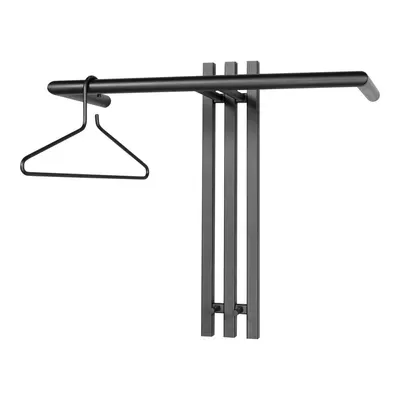 Cuier de perete negru din metal 65 cm Senza – Spinder Design
