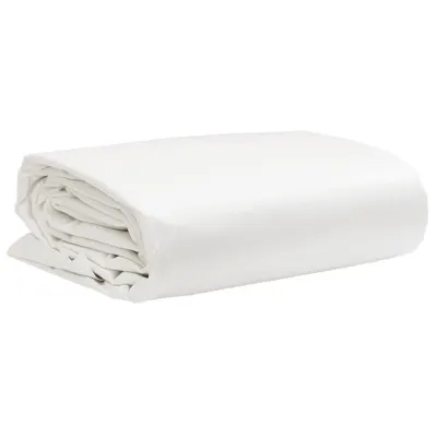 vidaXL Prelată, alb, 3x4 m, 650 g/m²
