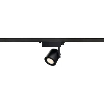 Iluminat decorativ pe sina, Melodii SUPROS TRACK, LED negru sistem 3 circuite de iluminat negru 3000K CRI90 60 ° reflector 2600lm incl. adaptor 3 circuite