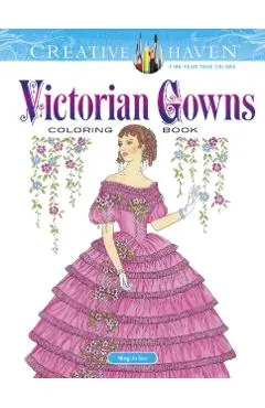 Creative Haven Victorian Gowns Coloring Book
