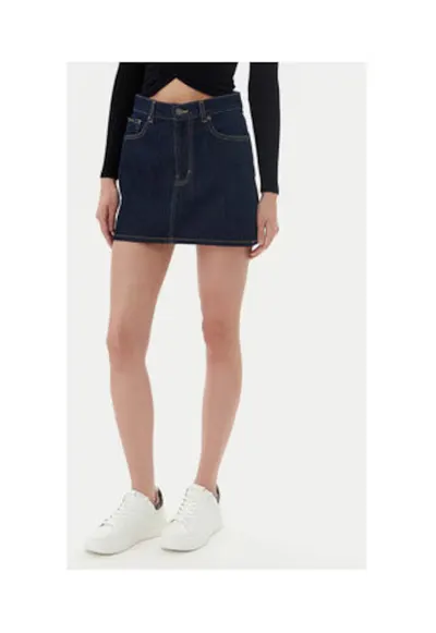 Fusta de dama din denim