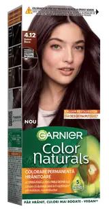 Vopsea de par permanenta Color Naturals 4.12 Saten Rece, 112ml, Garnier