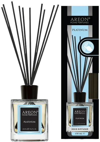 Odorizant cu bețișoare Areon Lux - Platinum, 150 ml