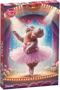 Puzzle Cherry Pazzi din 500 piese - Vedetă pe scenă