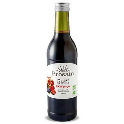 Suc din 5 Super Fructe fara Zahar Adaugat Ecologic/Bio 500ml