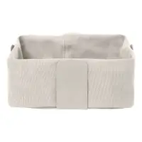 Coș textil pentru pâine Blomus Bread, 26 x 26 cm, bej
