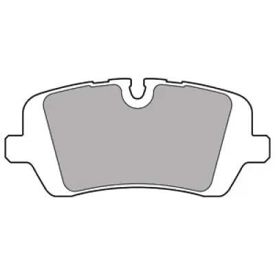 Set placute frana, frana disc DELPHI LP2508