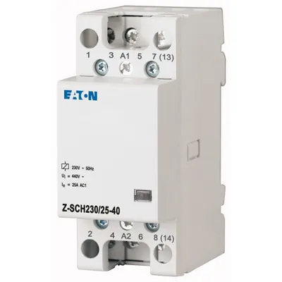 Contactor tetrapolar 25A 4ND 24V