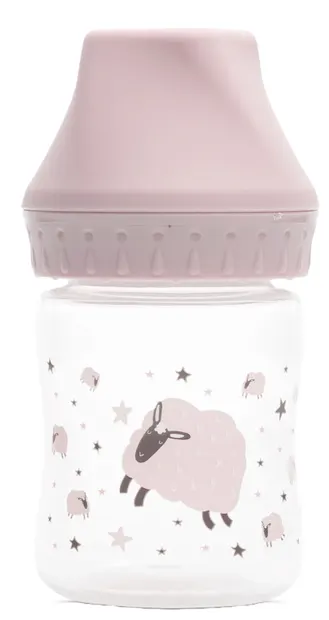 Biberon cu gât larg Lorelli My Friend - 125 ml, Mellow Rose