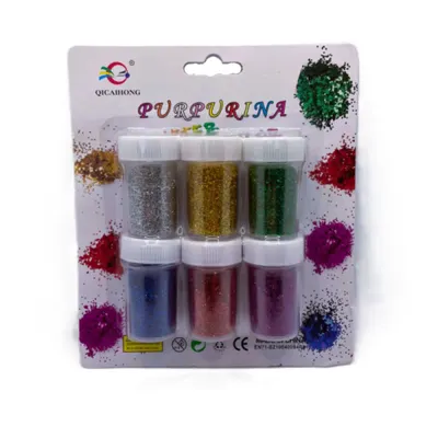 Sclipici pudra 6 tub*15 g/blister - engros