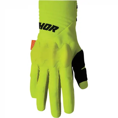 Manusi atv cross Thor Rebound, culoare acid negru, marime M