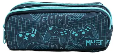 Penar școlar Must Game On - cu 2 fermoare