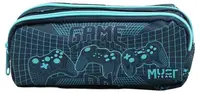 Penar școlar Must Game On - cu 2 fermoare