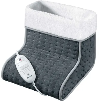 Încălzitor electric pentru picioare Beurer - FW 20 Cosy, 3 viteze, gri