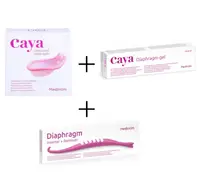 Medintim Set complet Caya – diafragmă, gel 60g și aplicator vaginal reutilizabil