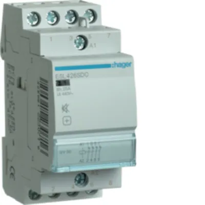 Contactor silențios 25A, 4NI, 12VDC