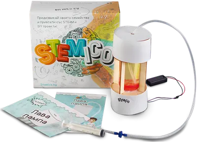 Kit educational Stemico - Creeaza-ti lampa cu lava