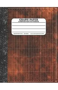 Graph Paper Composition Notebook: Math and Science Lover Graph Paper Cover Watercolor Orange (Quad Ruled 5 squares per inch, 120 pages) Birthday Gifts