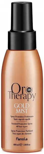 Fanola Oro Therapy Spray protector aromatic pentru păr Gold Mist, 100 ml
