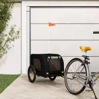 Gossi remorca bicicleta animale companie, negru, textil oxford/fier