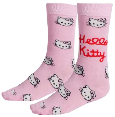 Șosete Cerda Animation: Sanrio - Hello Kitty (Pink), mărimea 36/43