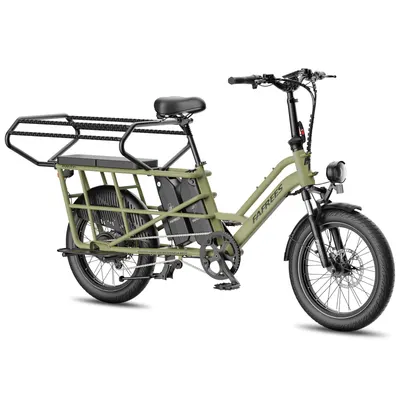 Bicicletă electrică cargo FAFREES FF20 CUV, baterie dublă 15AH