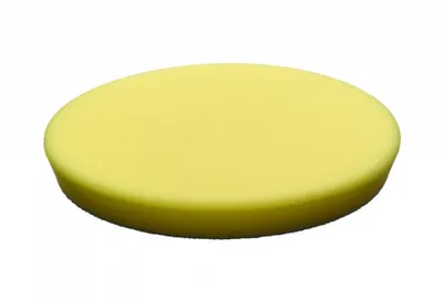 Burete abraziv lustruire SPONGE YELLOW FINE 140 25 MM - 2 PC, tip: mediu-tare, diametru: 125 140 mm, grosime: 25 mm, culoare: galben, suporturi de montare: carlig si bucla, 2 buc