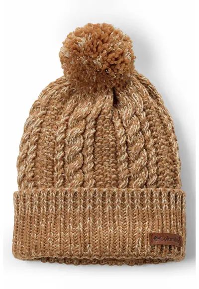 Caciula cu model torsade Cozy Ridge - Maro taupe