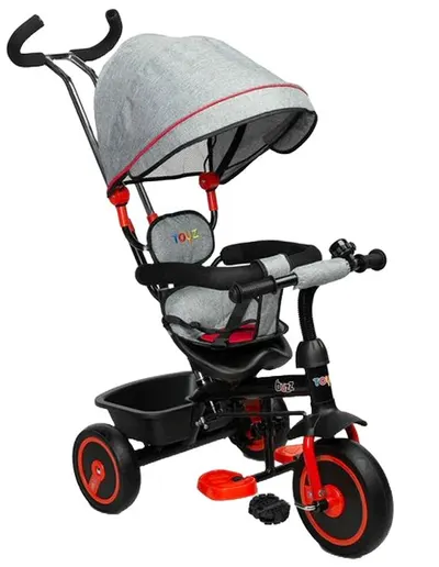 Tricicletă cu control parental Caretero Toyz - Buzz, rosu