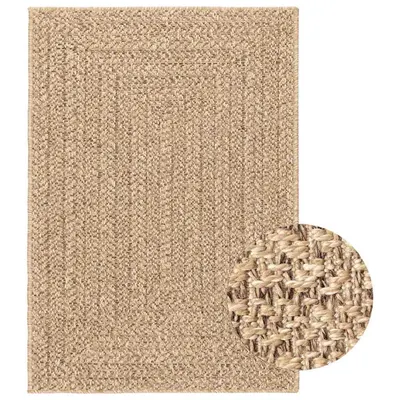 vidaXL Covor ZIZUR aspect iută 160x230 cm, pentru interior și exterior