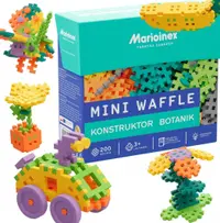 Mini constructor de vafe Marioinex - Micul botanist, 200 de piese