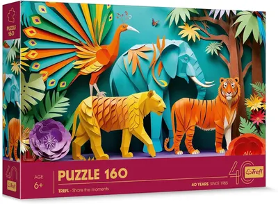 Puzzle Trefl cu 160 de piese - Junglă