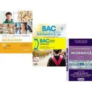 Pachet Bacalaureat 2026. Limba si literatura romana 72 teste complete, Matematica si Informatica. Ghid de pregatire clasele 11-12 intensiv Pascal C/C+