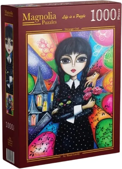 Puzzle Magnolia din 1000 piese - Fată ciudată