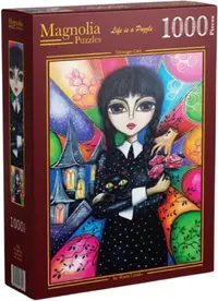 Puzzle Magnolia din 1000 piese - Fată ciudată